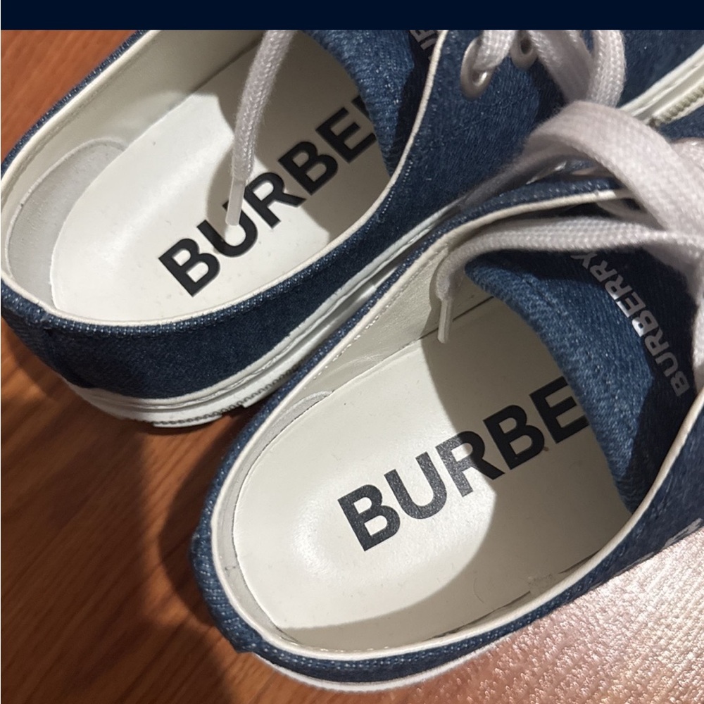 Denim buerberry sneakers - Picture 8 of 9